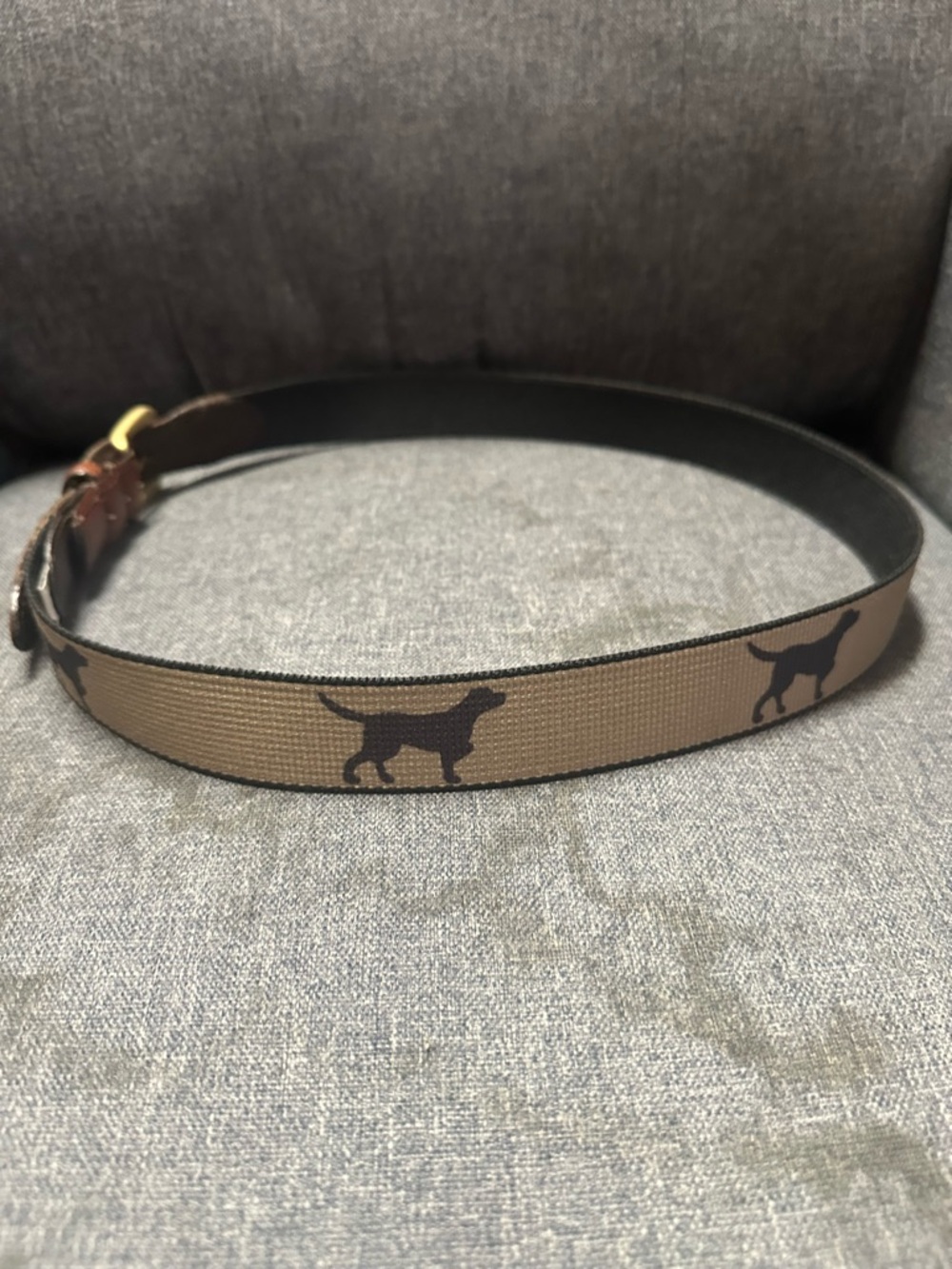 Orvis Labrador Retriever Needlepoint Belt - Picture 5 of 10